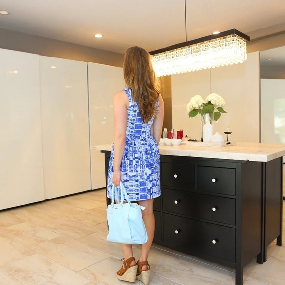 Blue print dress from Bloomingdales - Picture 5 of 10